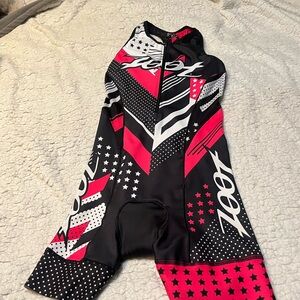Zoot Star-Patterned Tri Suit in Black and Pink women’s Size M. Great condition.